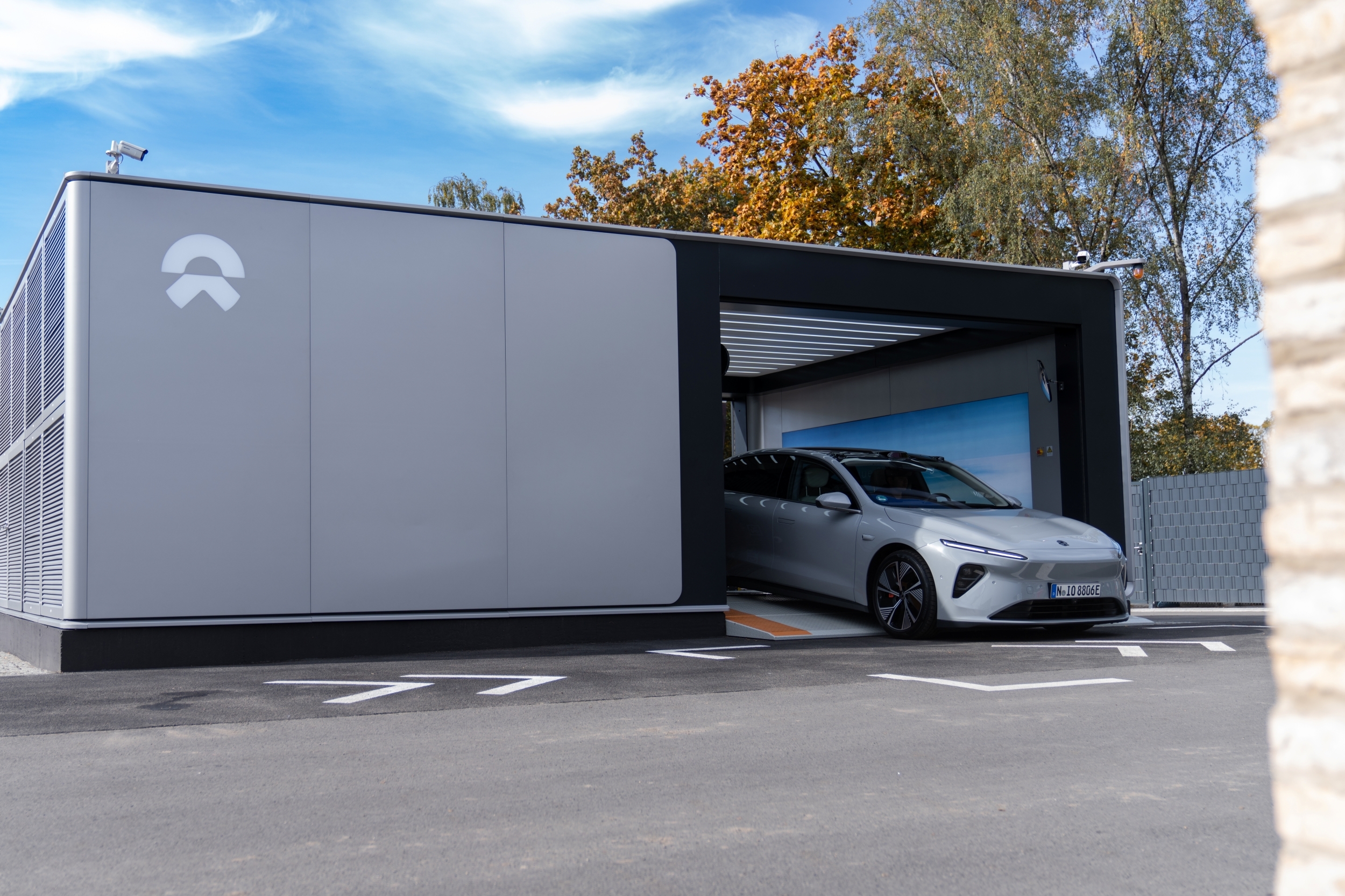 Irudia Intercambio de batería del coche eléctrico