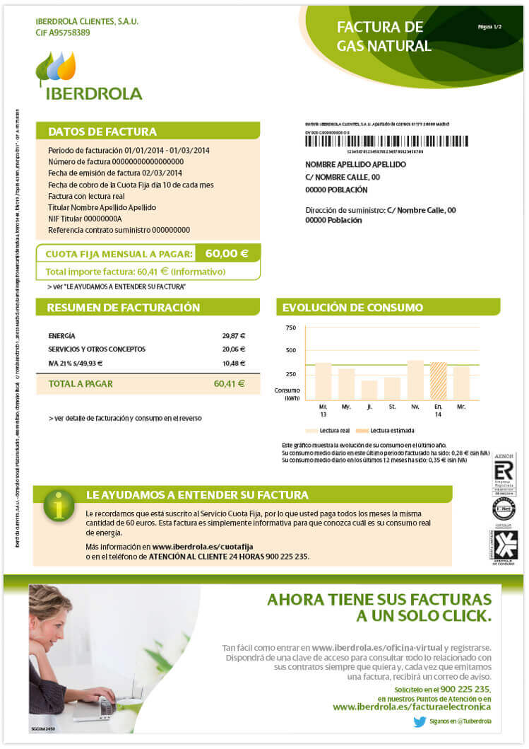 Factura De Gas: Descubre Toda La Información - IBERDROLA